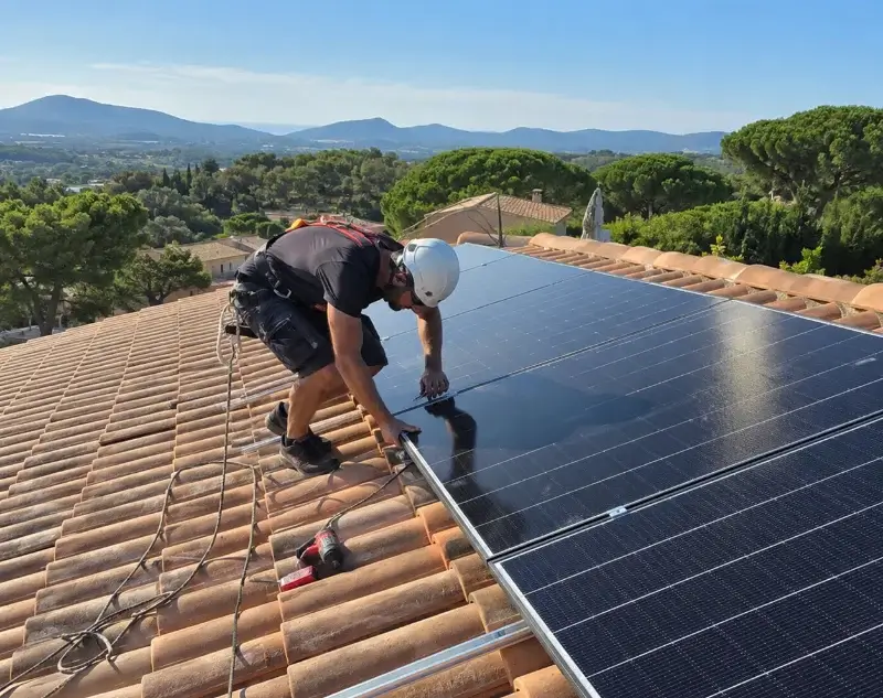 Installateur panneaux solaires Airoux — pose photovoltaïque sur toiture